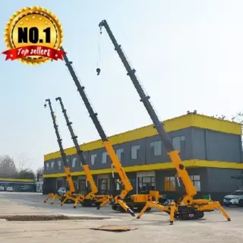 8T Hydraulic Spider Crane Heav - đánh giá và giá Heavy Equipment Lift